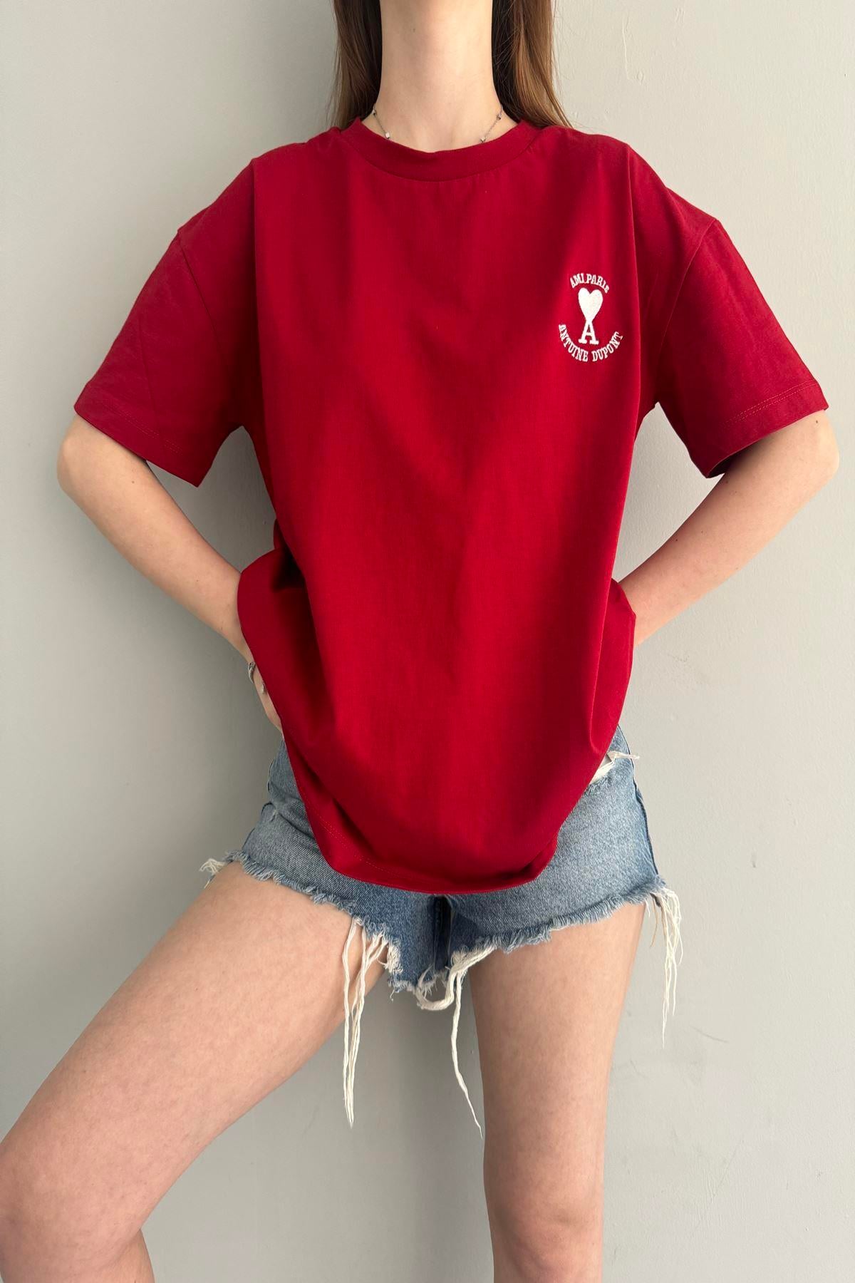 NAKIŞ DETAY TSHIRT