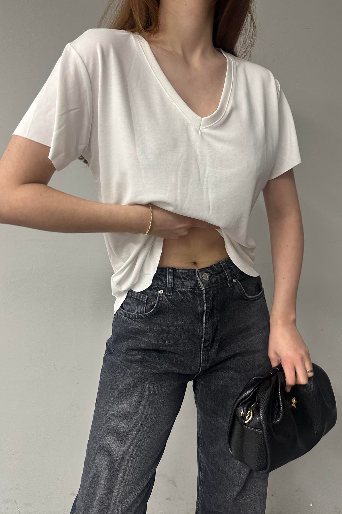 OYSH V YAKA MODAL TSHIRT