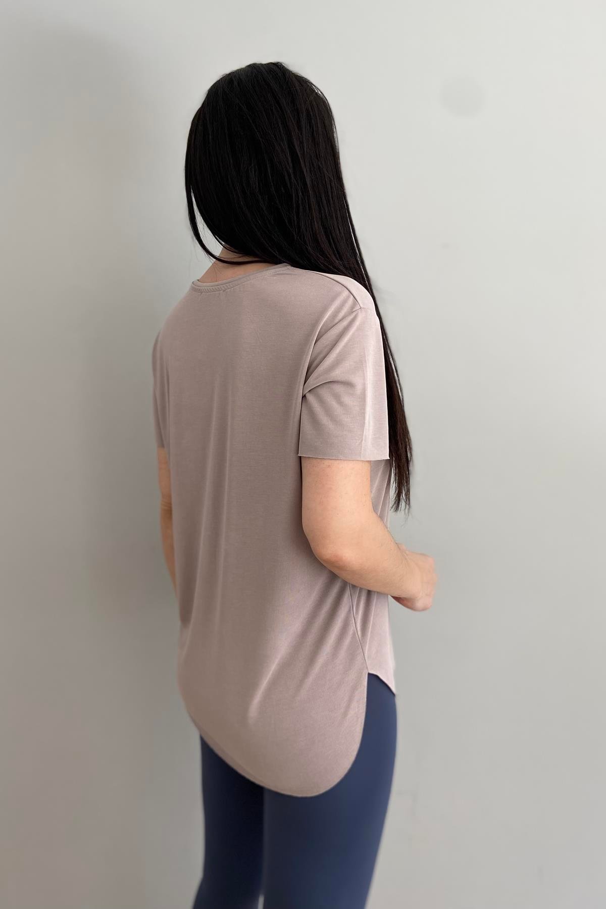 OYSHO BİSKLET YAKA TSHIRT