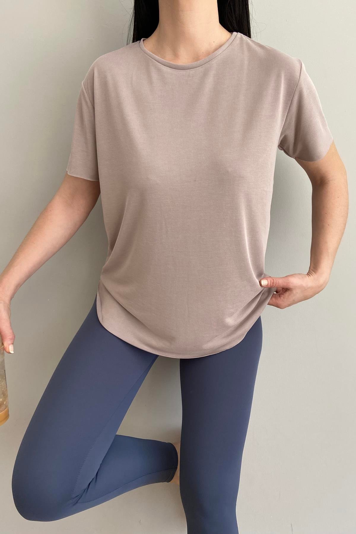 OYSHO BİSKLET YAKA TSHIRT