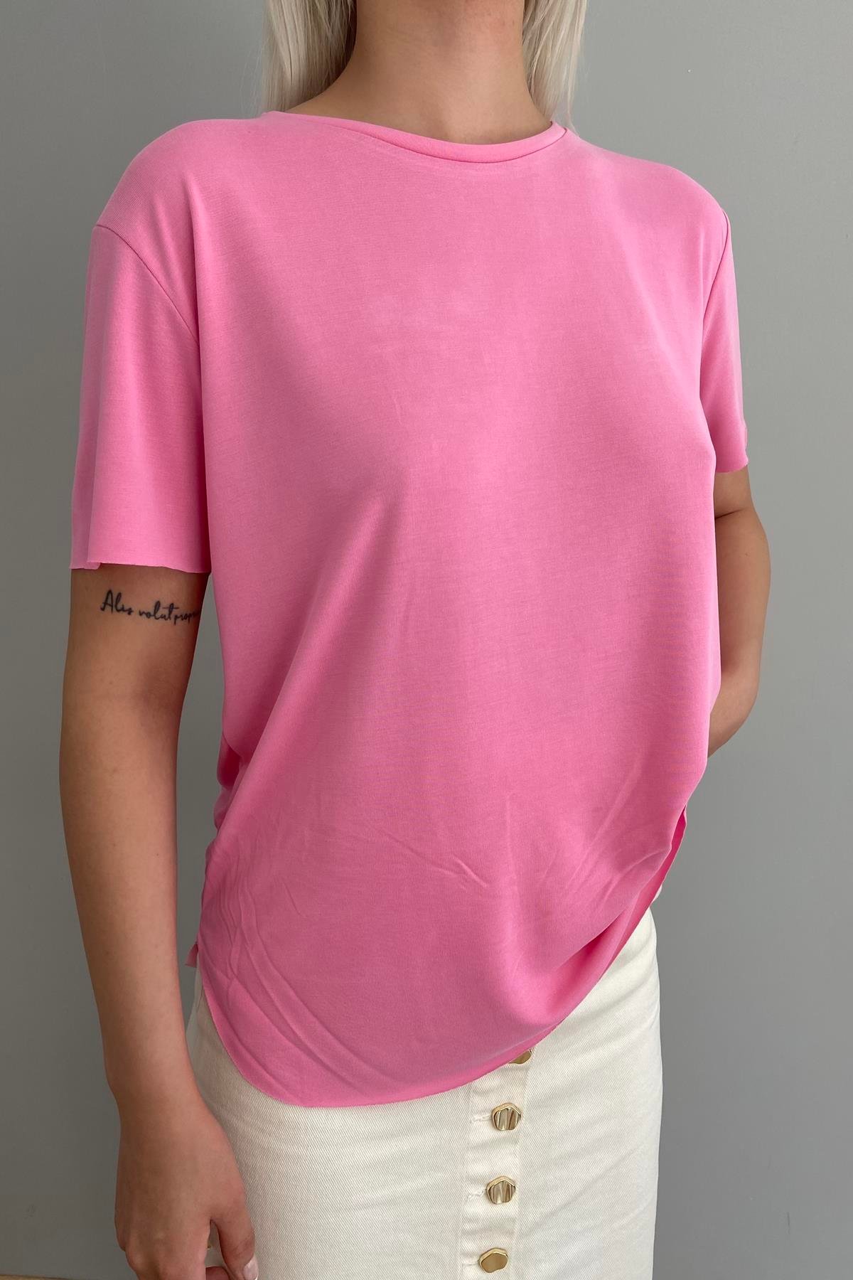 OYSHO BİSKLET YAKA TSHIRT