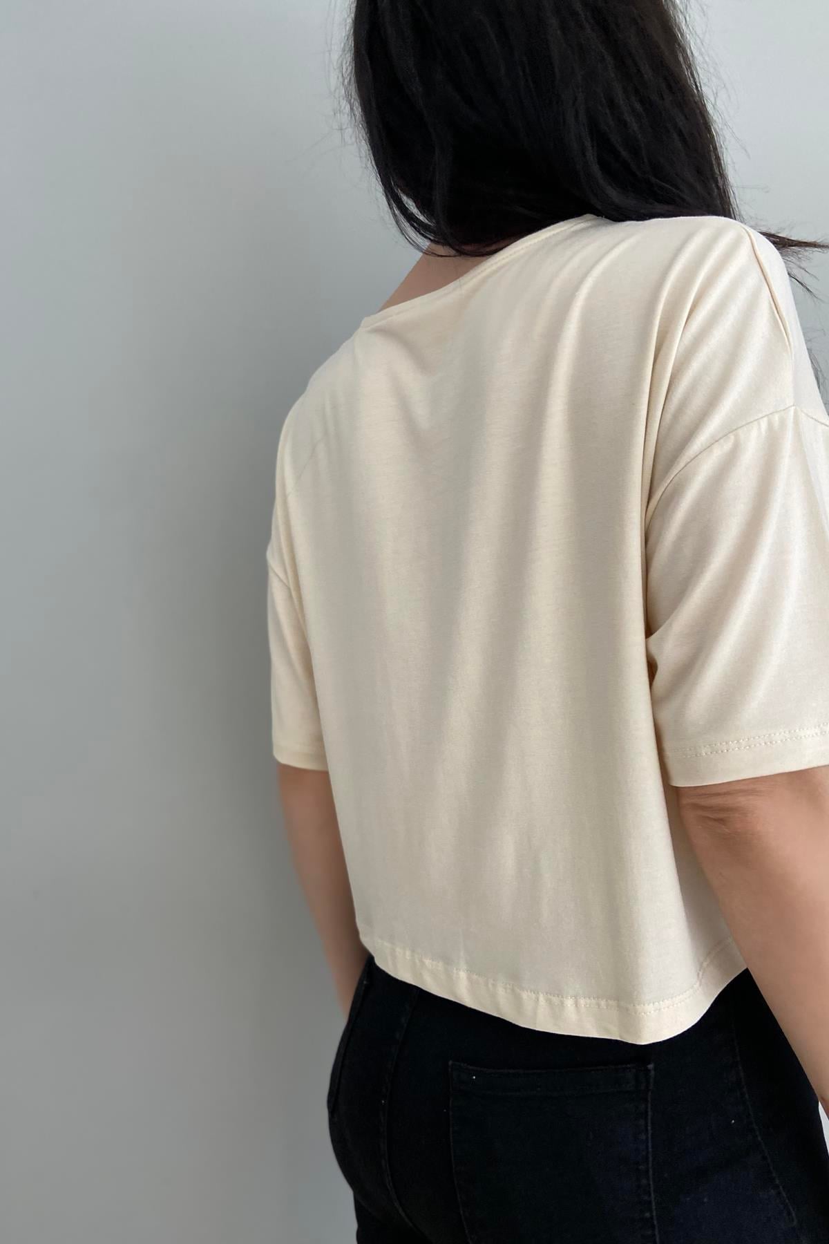 OYSHO CROP TSHIRT