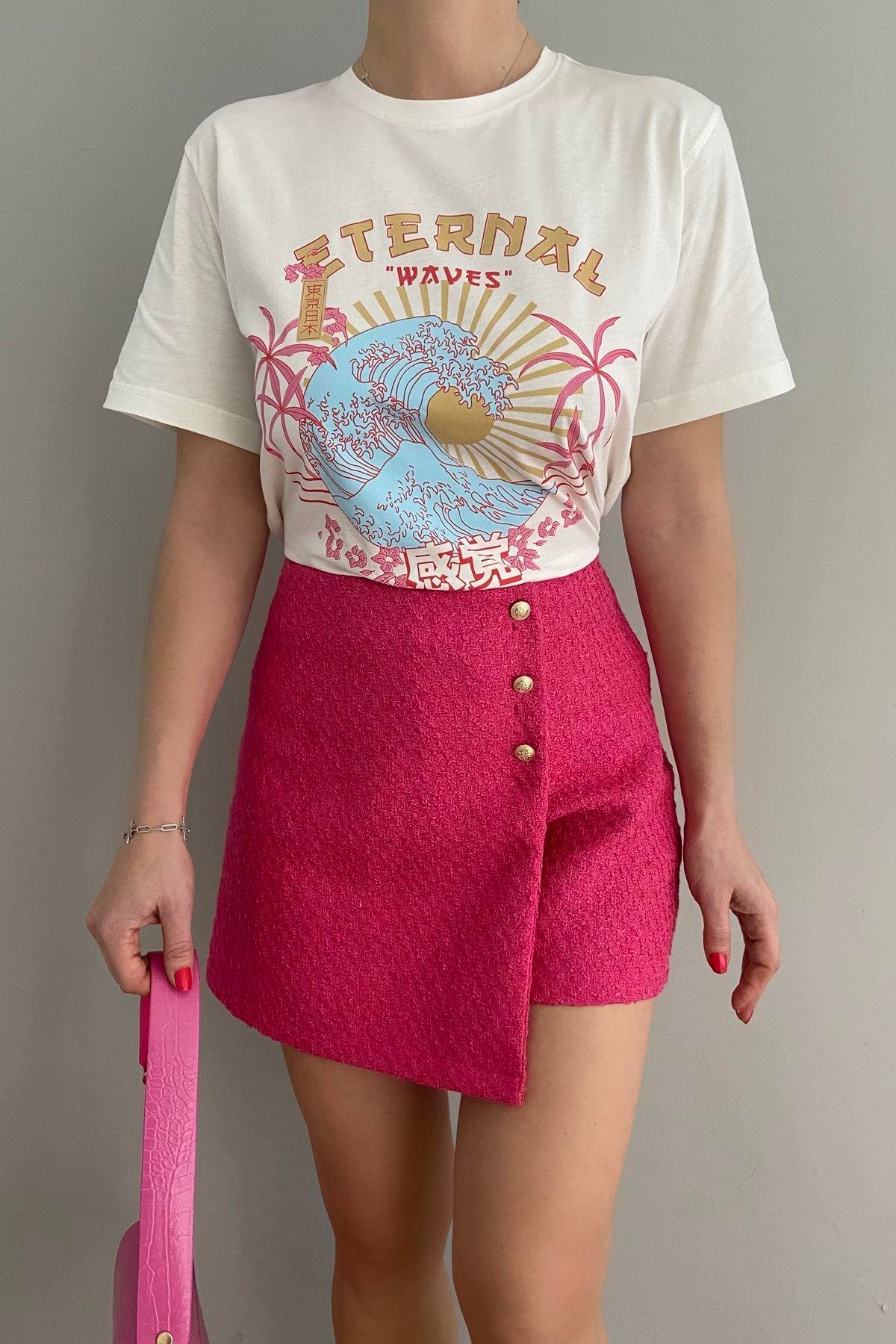 PALMİYE BASKILI TSHIRT