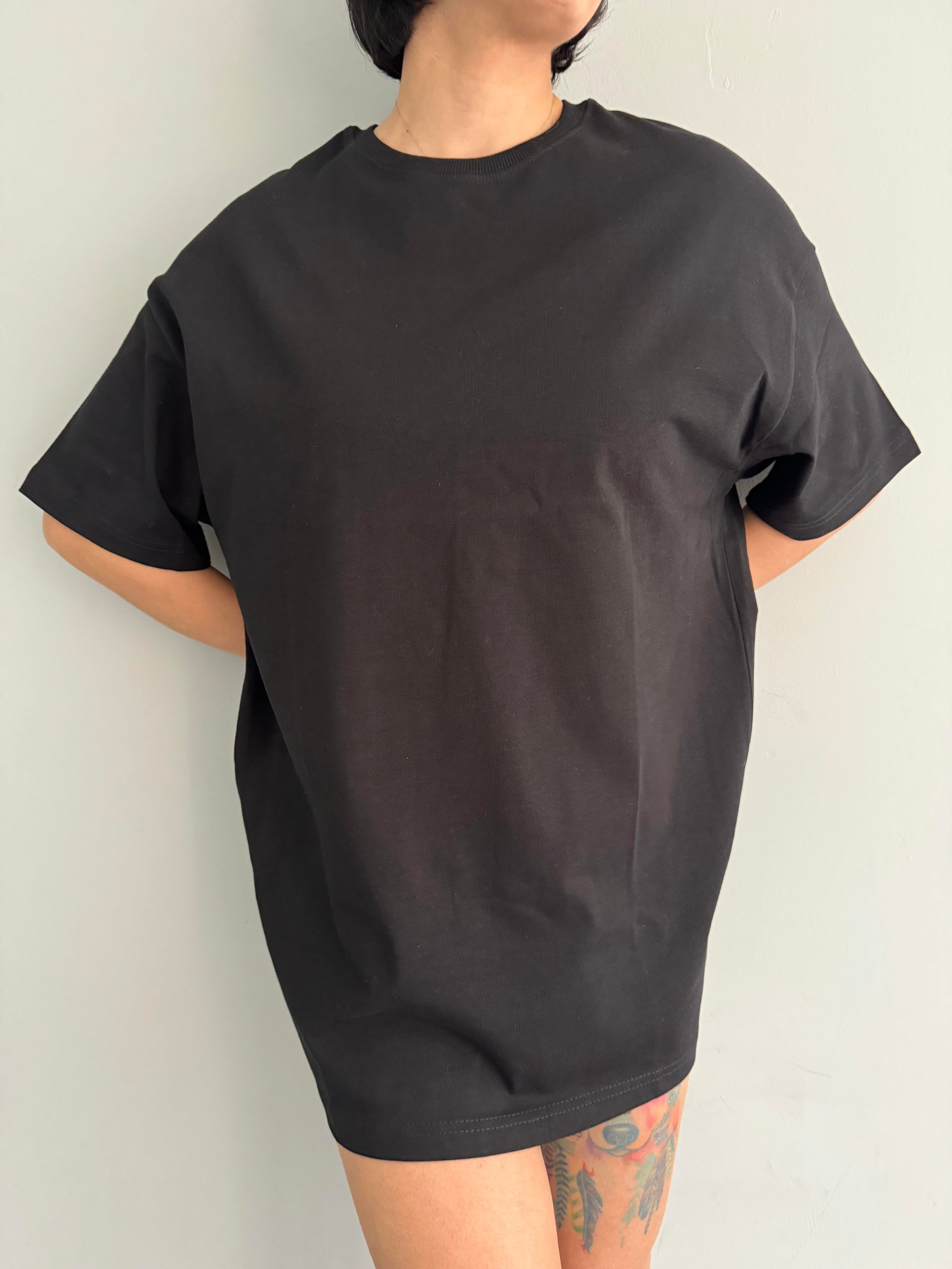 PAMUKLU OVERSİZE TSHIRT