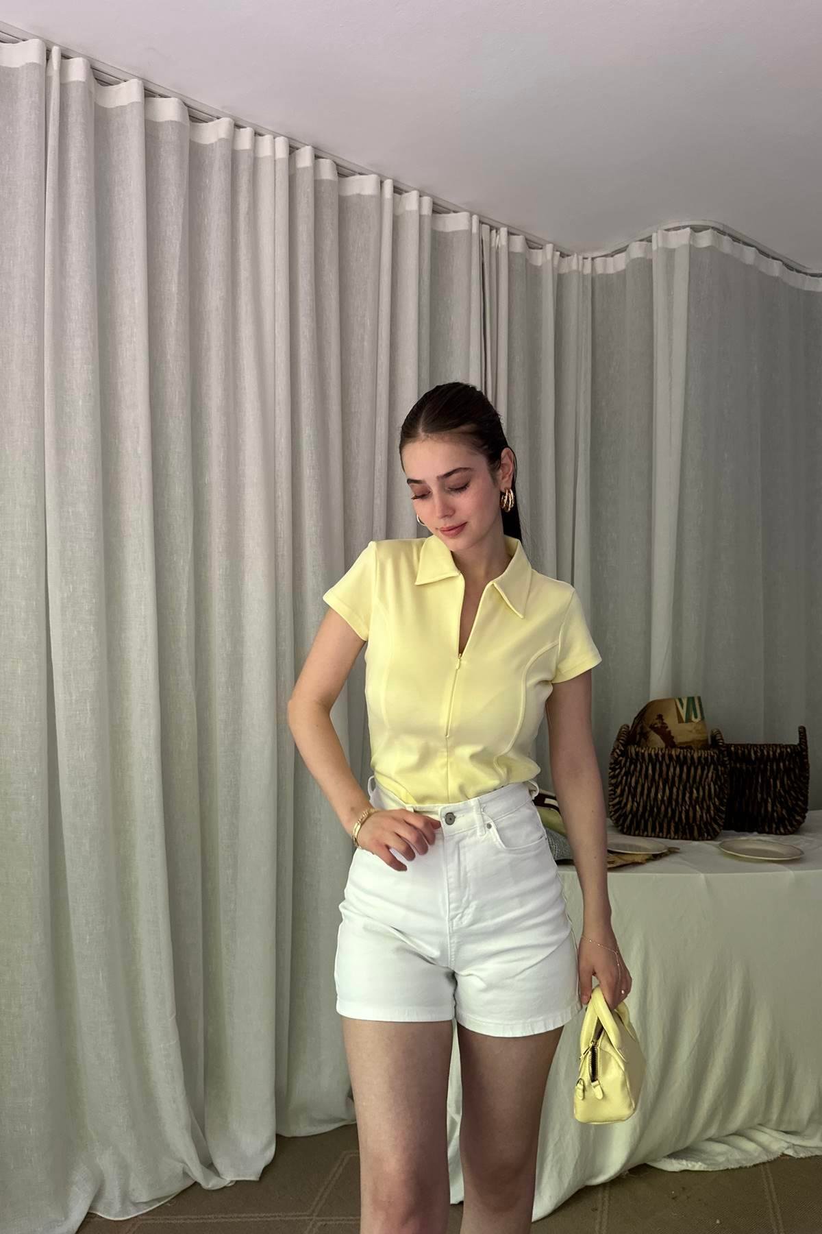 POLO YAKA  FERMUARLI BADY
