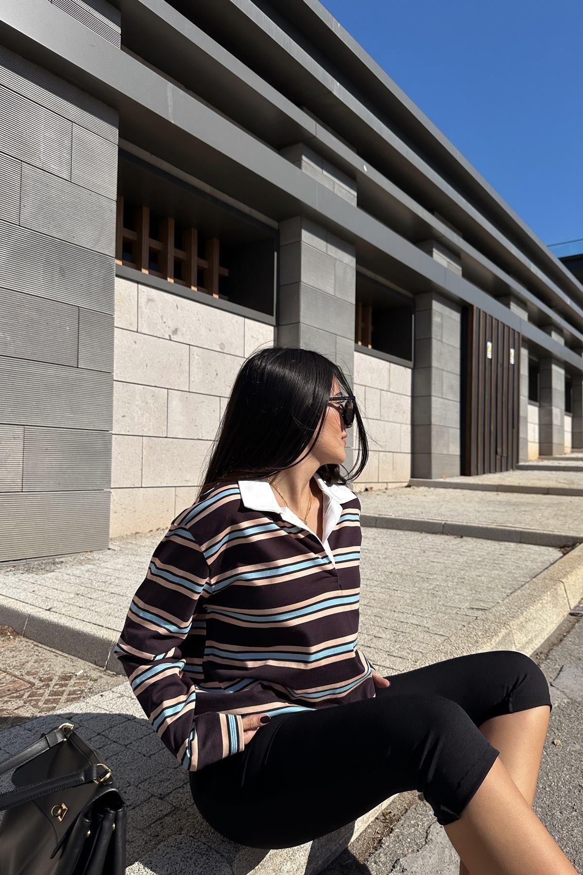POLO YAKA SWEATSHIRT