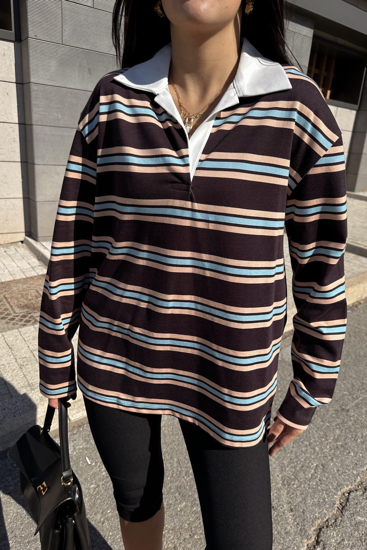 POLO YAKA SWEATSHIRT