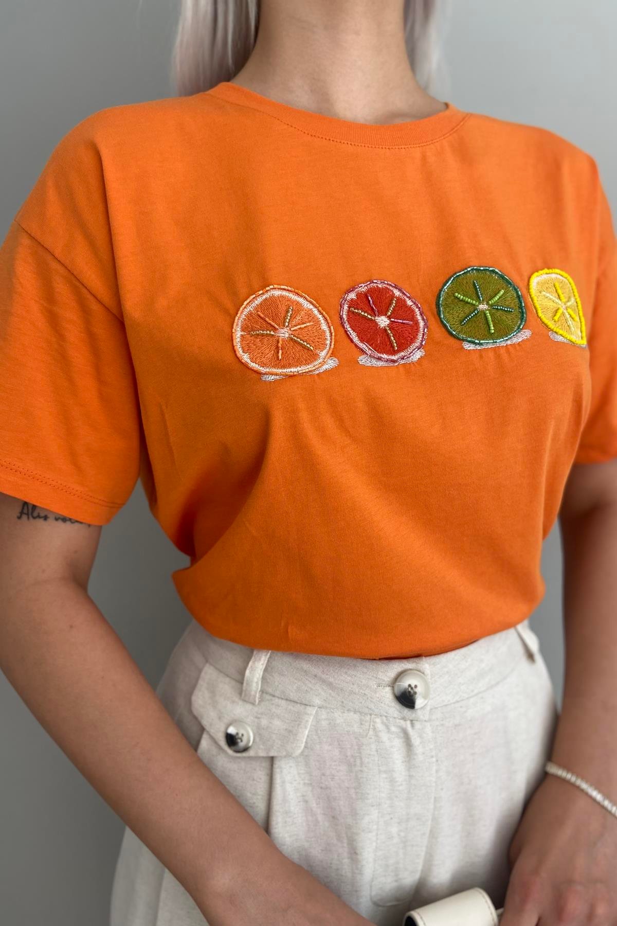 RENKLİ PORTAKAL TSHIRT