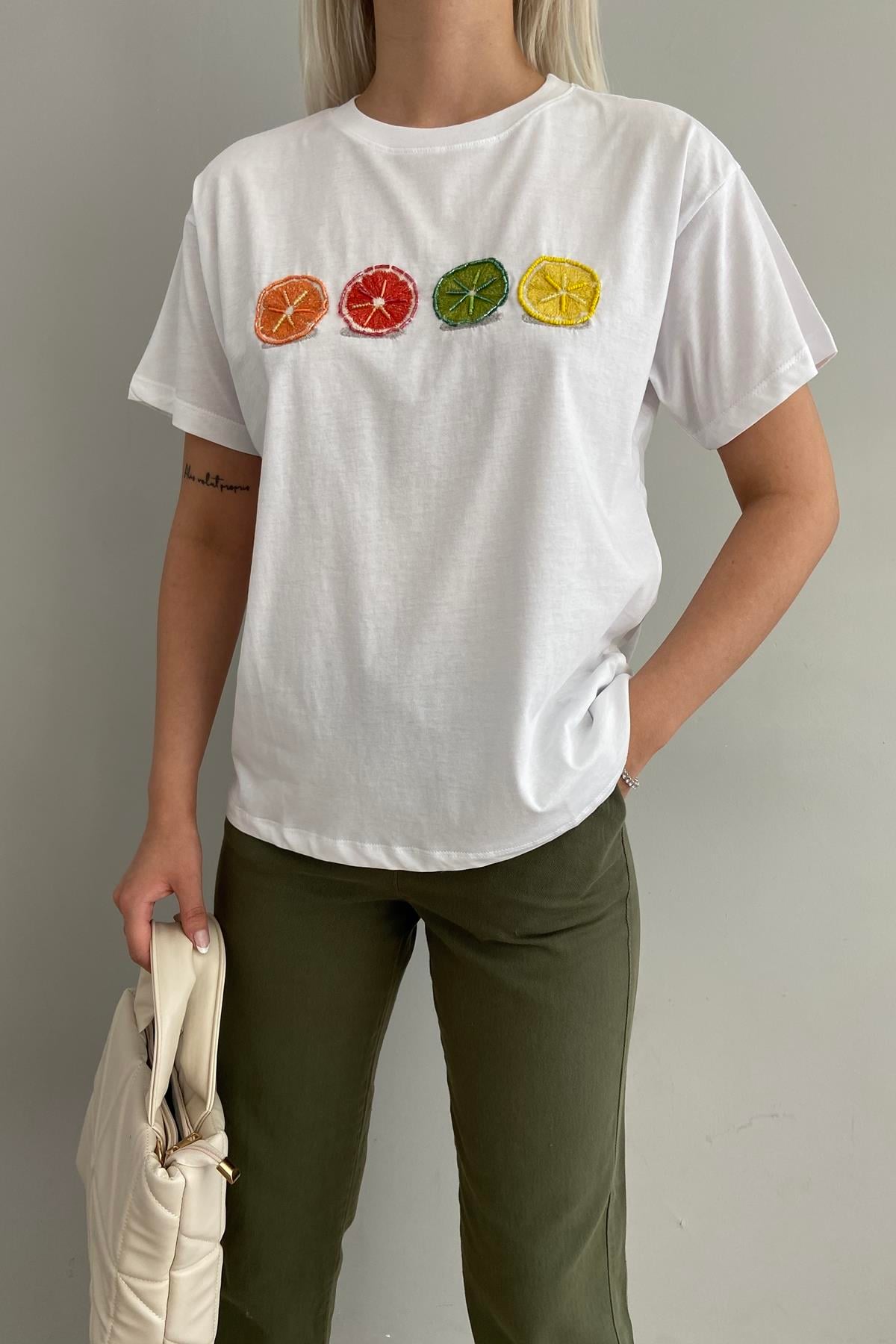 RENKLİ PORTAKAL TSHIRT