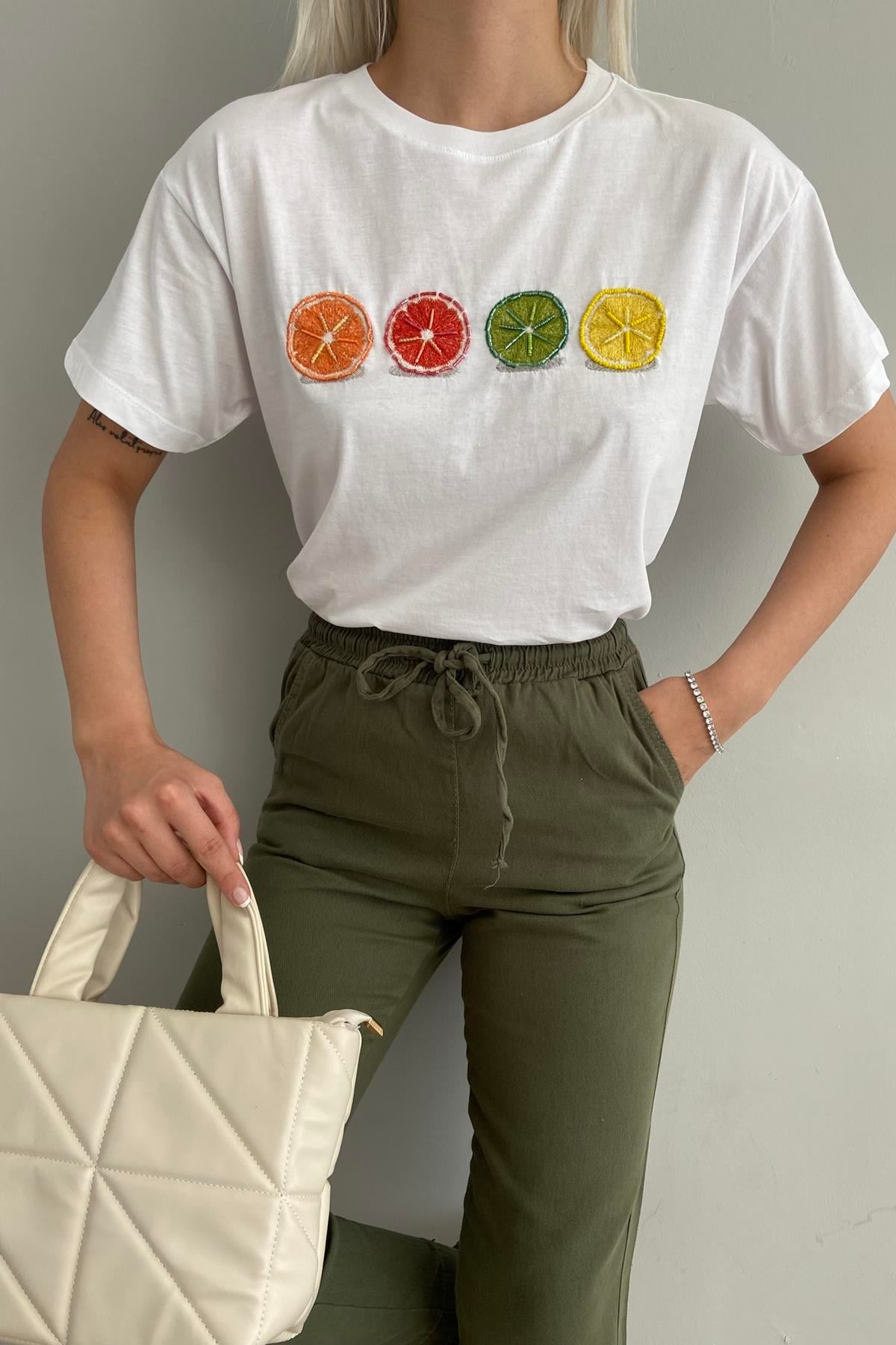 RENKLİ PORTAKAL TSHIRT