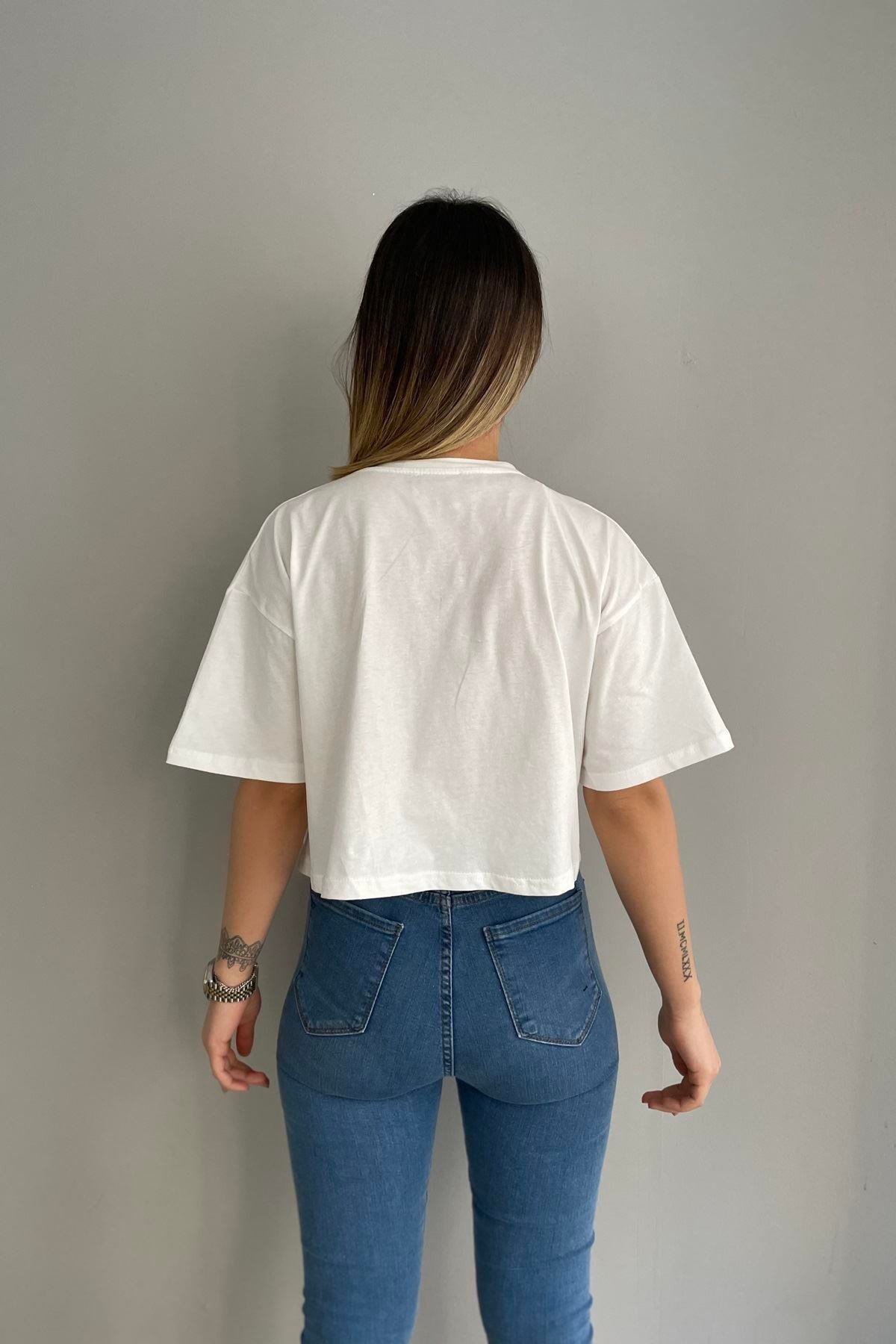 TAŞ DETAY TSHIRT