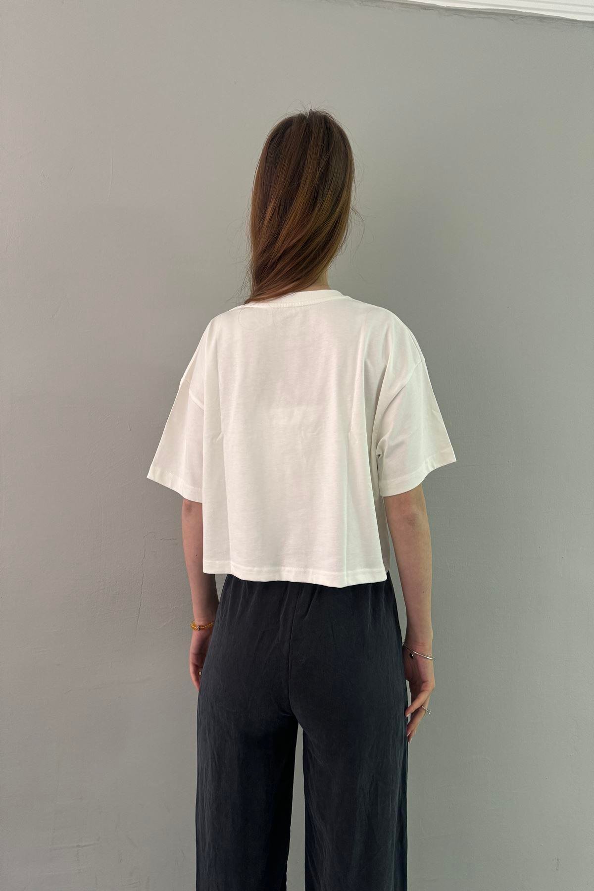 TROK DETAYLI TSHIRT