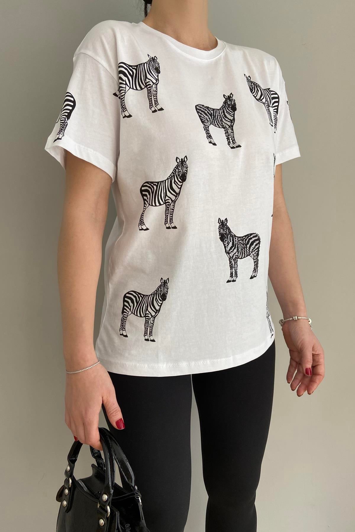 ZEBRA BASKILI TSHIRT
