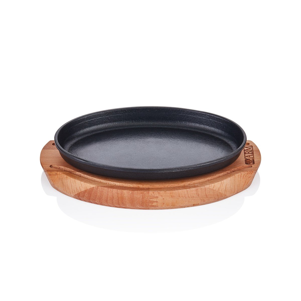 Döküm Demir Oval Fajita 23*14cm + Nihale - A 120OV 23A - OVAL