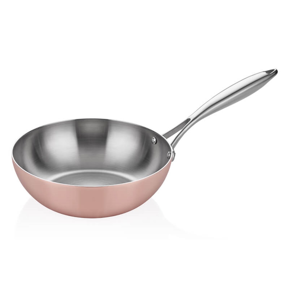 Elit Multi Metal Bakır Wok Tava - A 102WK - Elit MM Bakır Tavalar