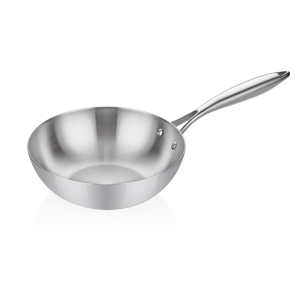 Elit Multi-Metal Çelik Wok Tava - A 105WK - Elit MM Çelik Tava