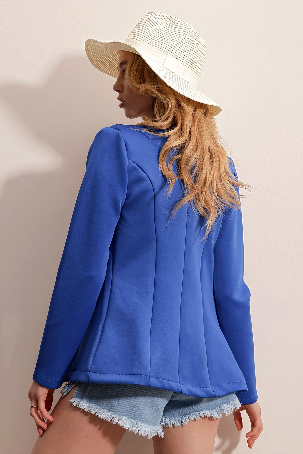 İçi Astarlı Pensli Slim Fit Ceket - SAKS