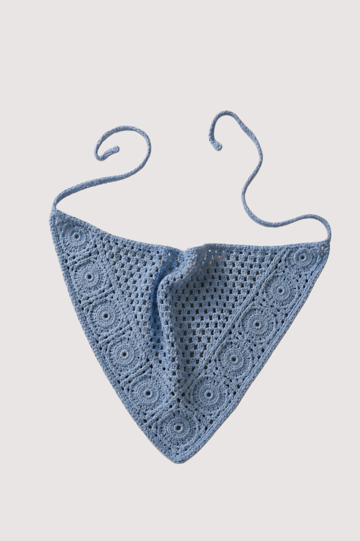 Kadın MAVİ Çiçek Motifli Bandana ALC-X15560
