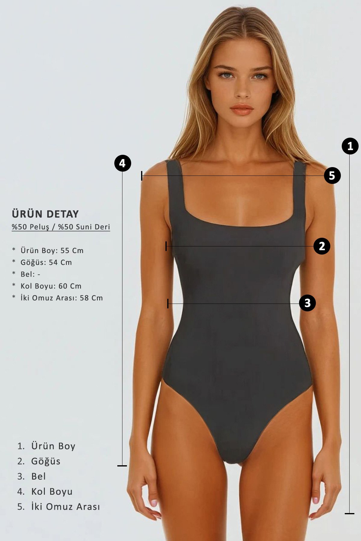 Kadın VİZON Çift Cepli İçi Suni Kürklü Suni Deri Biker Ceket PRM0408