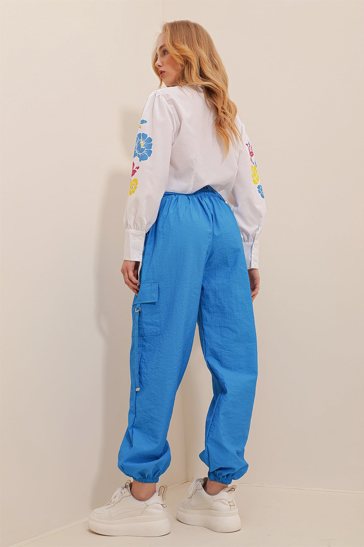 Kargo Cepli Beli Lastikli Jogging Pantolon - SAKS