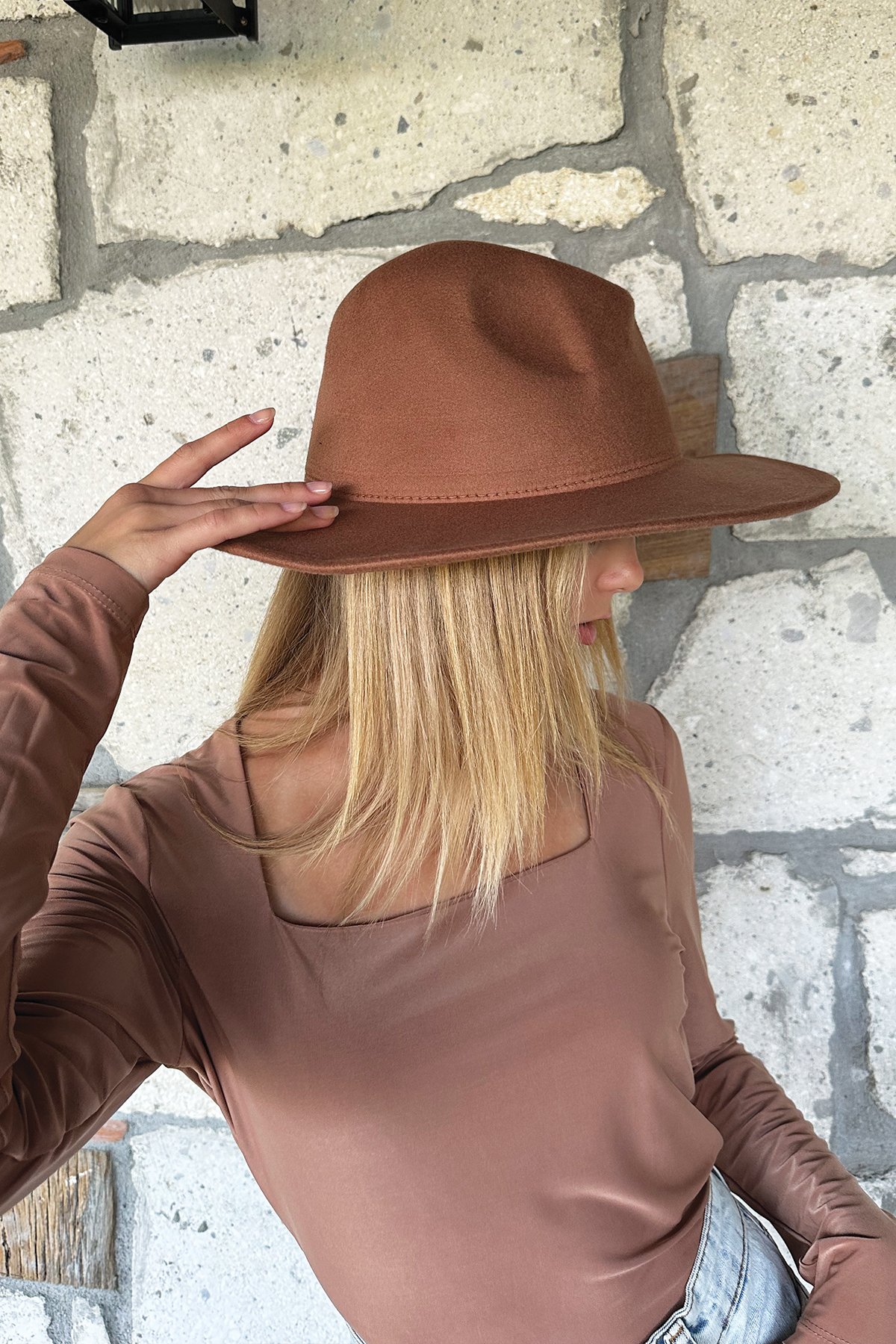 Kovboy Şapka - Kahverengi