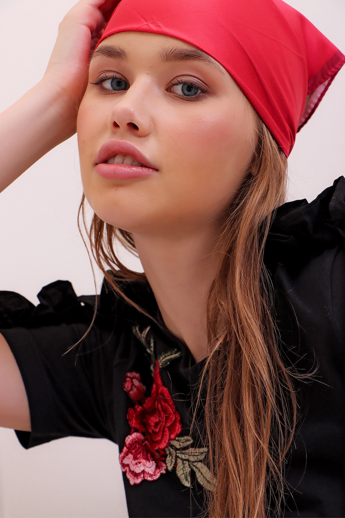 Saç Aksesuarı Bandana - Kırmızı