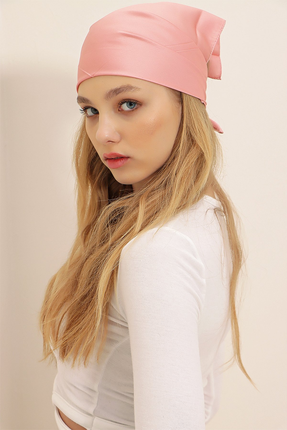 Saç Aksesuarı Bandana - Pembe