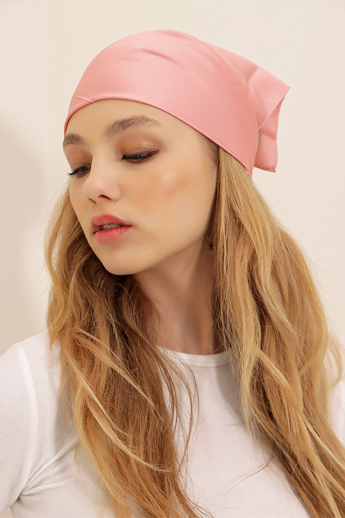 Saç Aksesuarı Bandana - Pembe