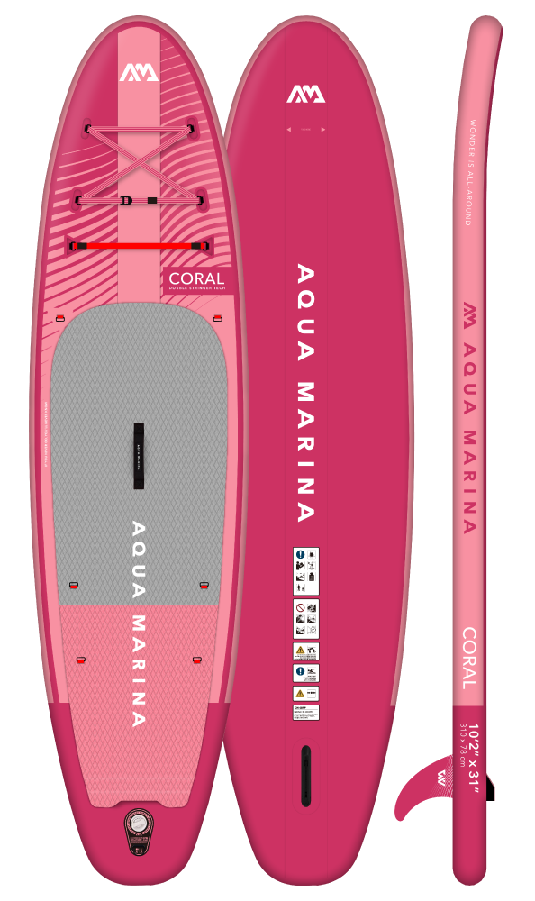 AQUA MARİNA CORAL RASPBERRY SUP (Stand Up Paddle)