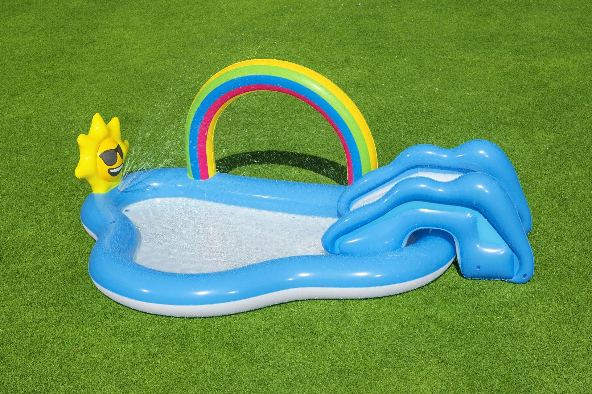 Bestway® 53092 Gökkuşağı Su Oyun Parkı 2,57 m x 1,45 m x 91 cm