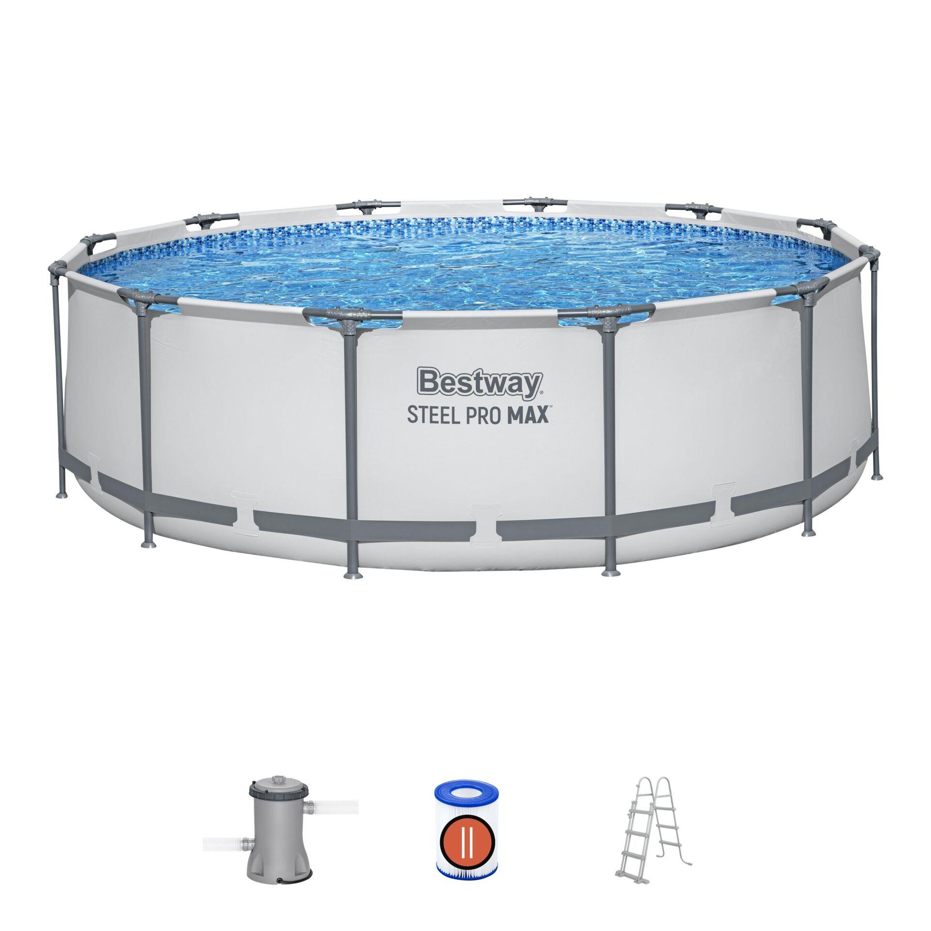 Bestway® 56418 Steel Pro MAX™ Yer Üstü Prefabrik Havuz Seti 3,66 m x 1,00 m
