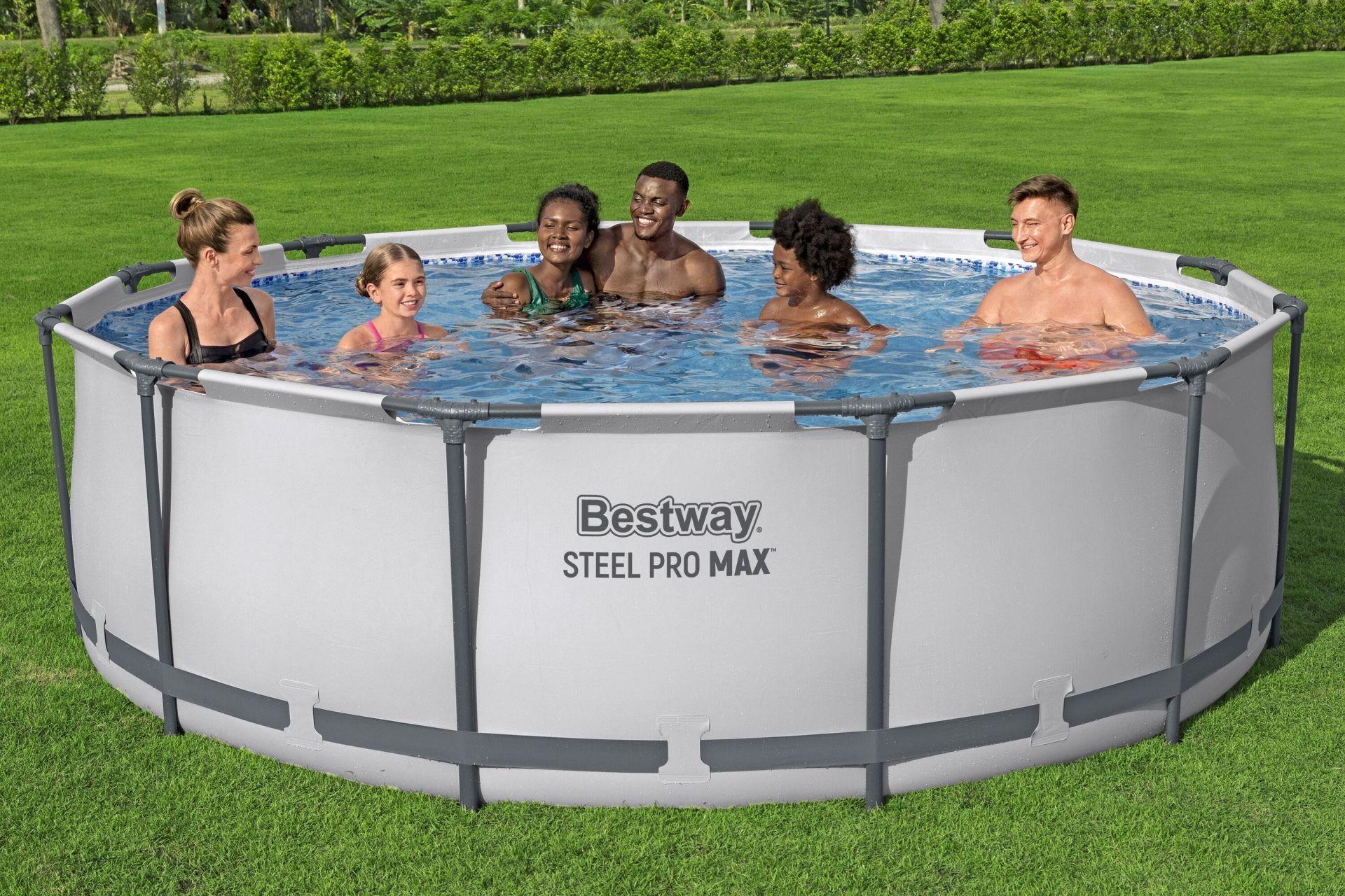 Bestway® 56418 Steel Pro MAX™ Yer Üstü Prefabrik Havuz Seti 3,66 m x 1,00 m
