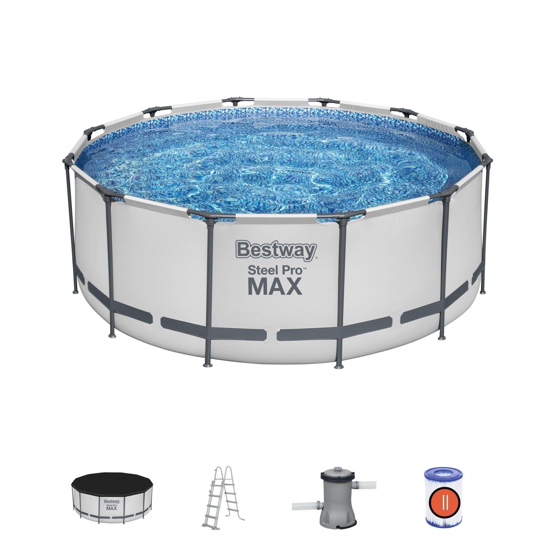 Bestway® 56420 Steel Pro MAX™ Yer Üstü Prefabrik Havuz Seti 3,66 m x 1,22 m
