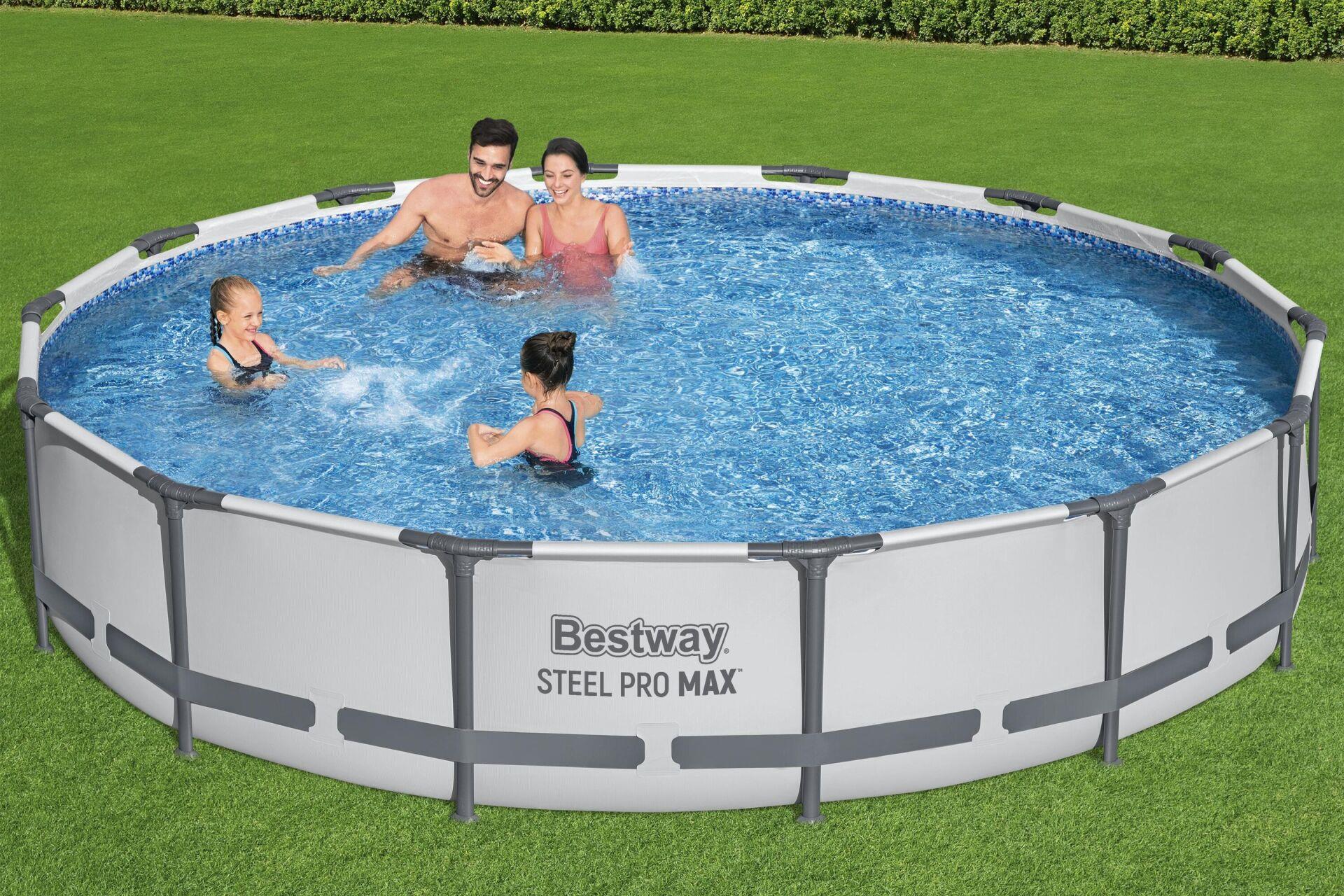 Bestway® 56595 Steel Pro MAX™ Prefabrik Yer Üstü Havuz Seti 4,27 m x 84 cm