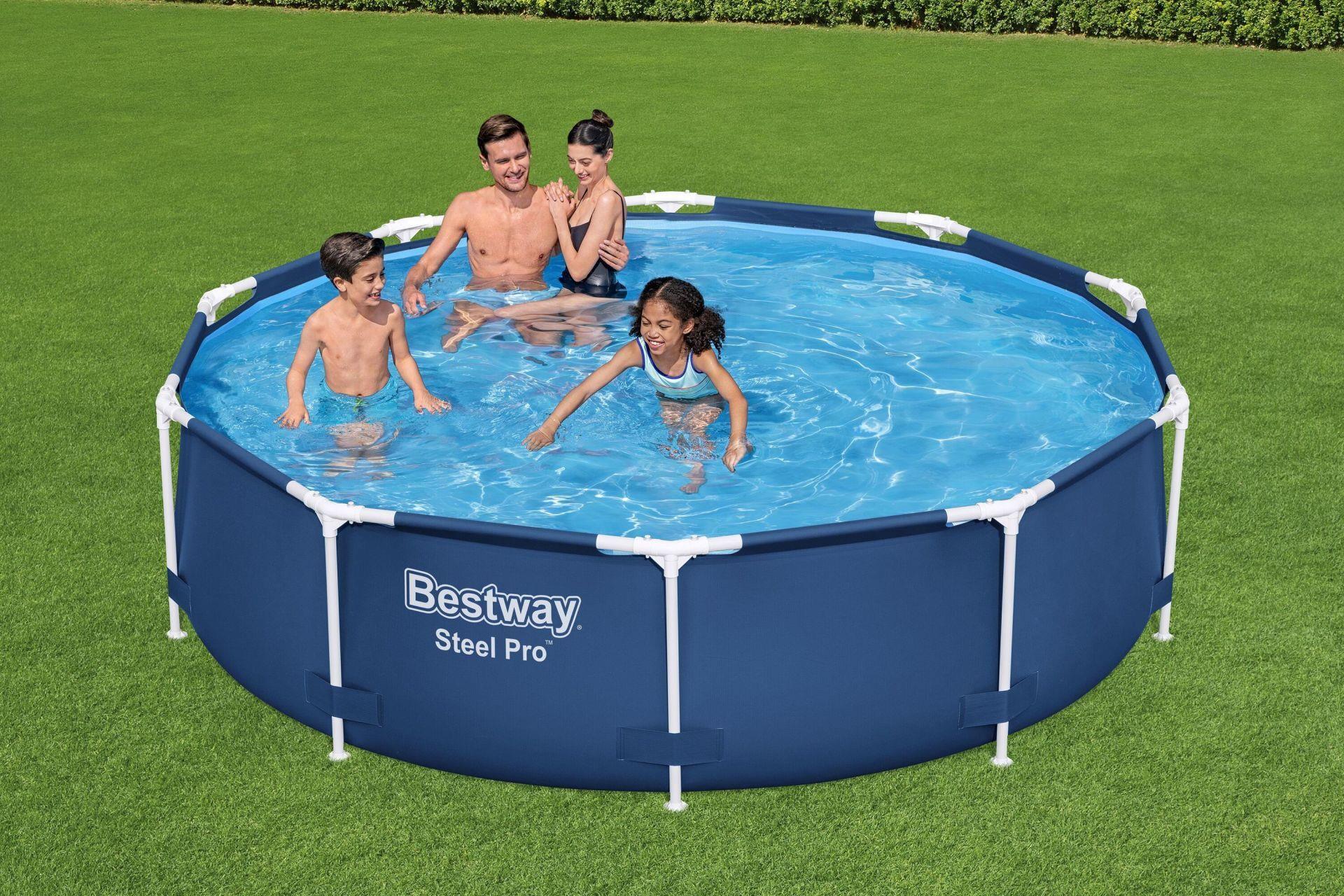 Bestway® 56679 Steel Pro™ Prefabrik Yerüstü Çember Havuz 3,05 m x 76 cm