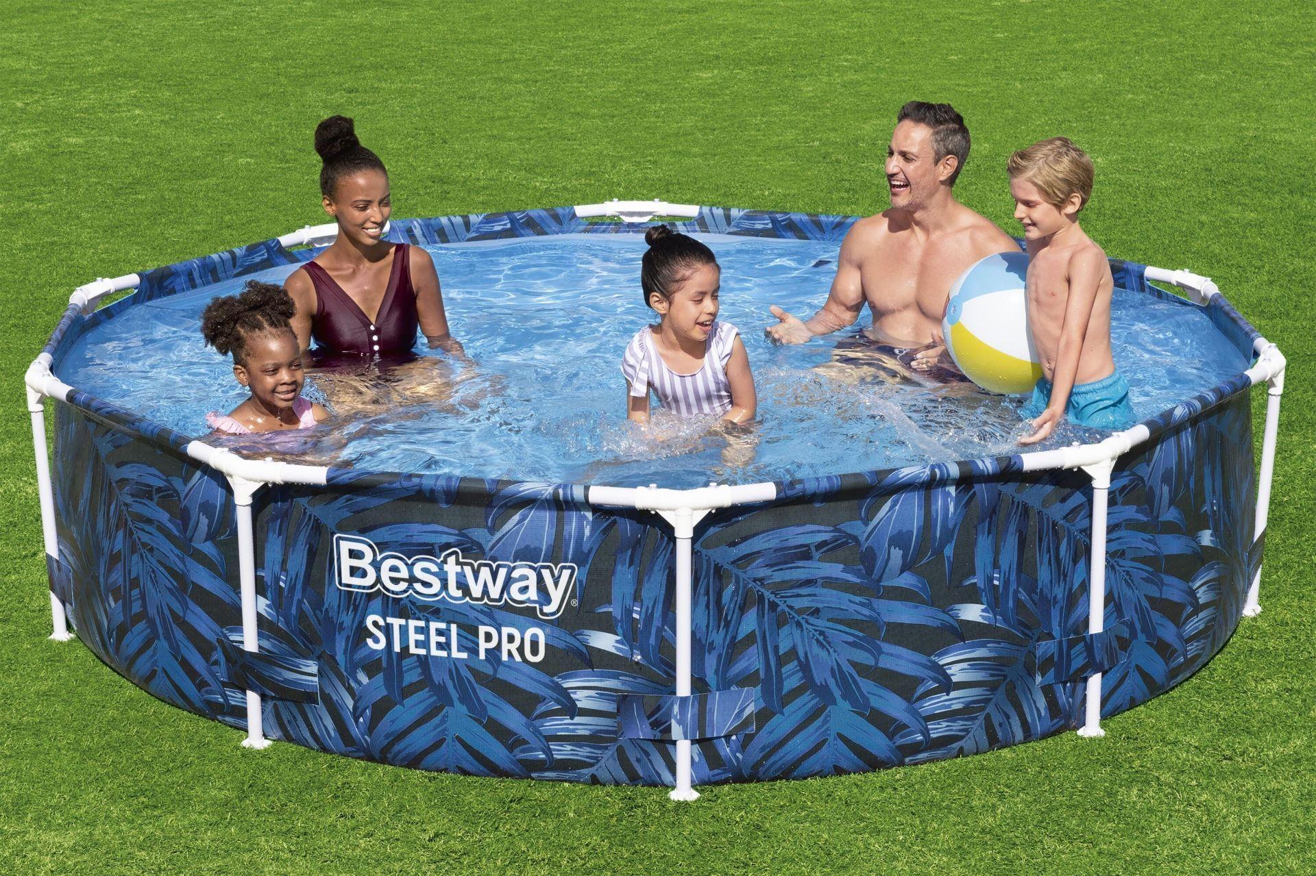 Bestway® 56985 Steel Pro®  Çember Yer Üstü Havuz 3,05 m x 66 cm