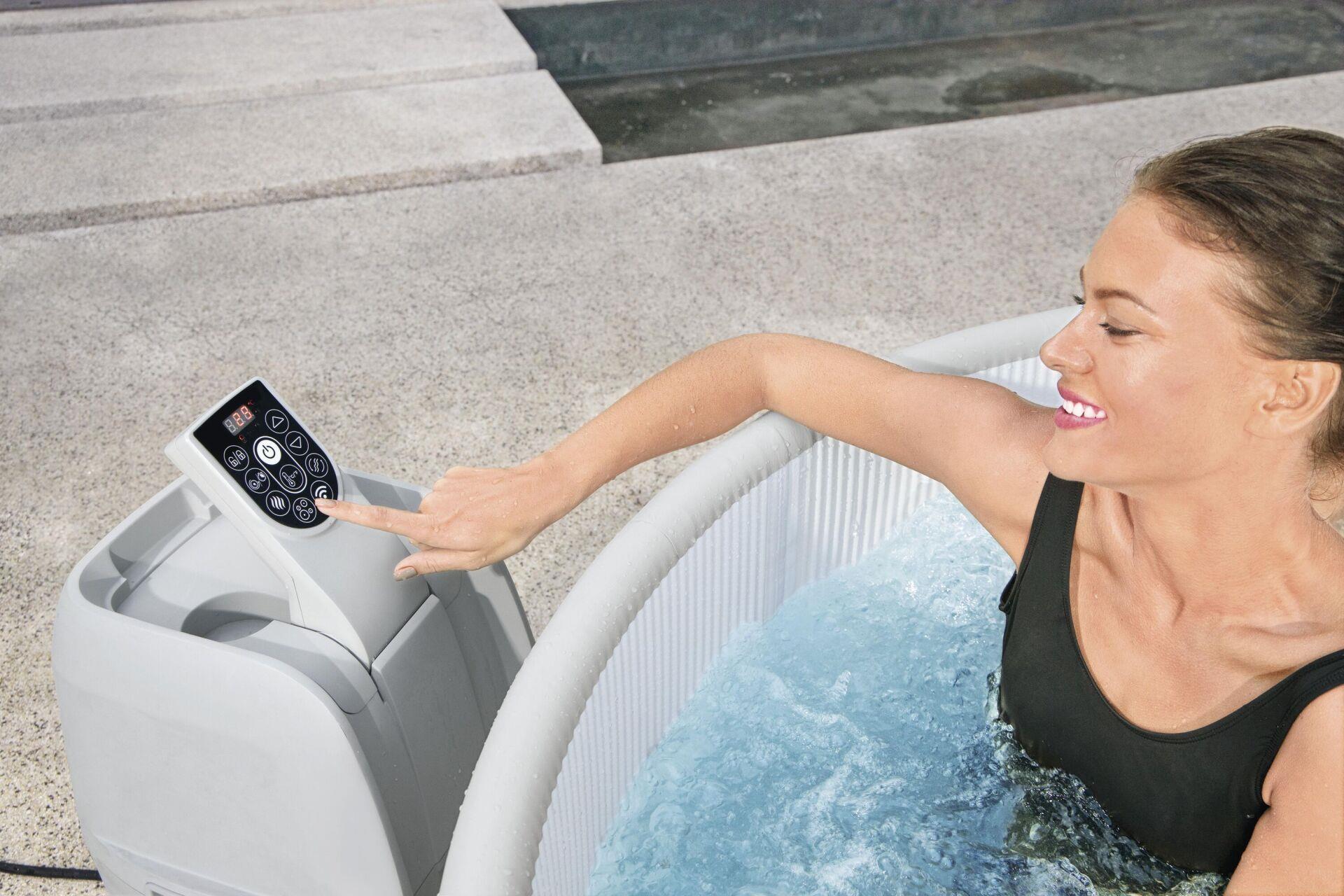 Lay-Z-Spa® 60027 Vancouver AirJet Plus™  Şişme Spa Havuzu,  Mobil Uygulama Kontrollü, 3-5 kişilik