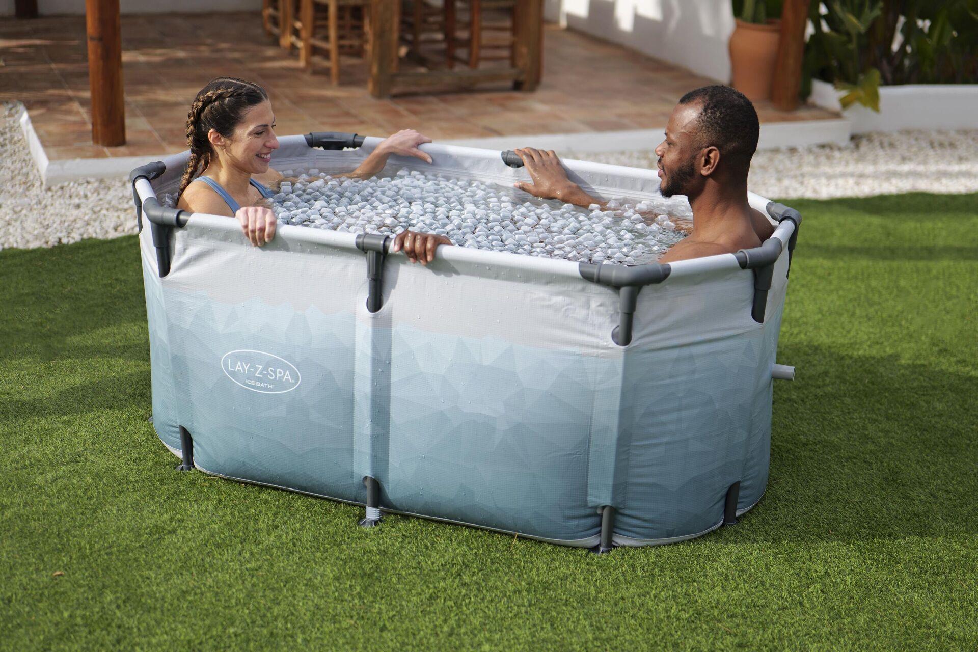 Lay-Z-Spa® Glacial Dip™ 6002N Soğuk Terapi Buz Banyosu Küveti, 2 Kişilik