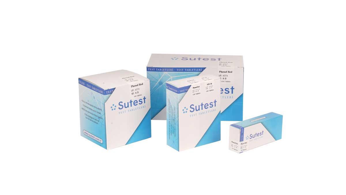 Sutest DPD1 Klor Test Tableti 50 Folyo