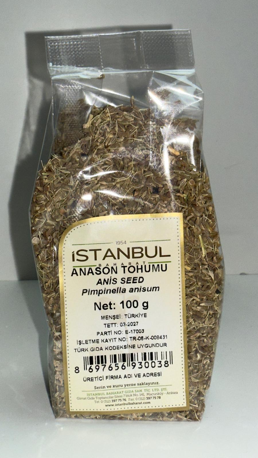 Anason Tohumu 100 Gram 