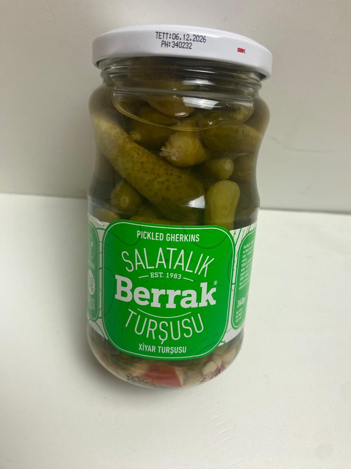 Berrak Salatalık Turşusu 340 Gram 