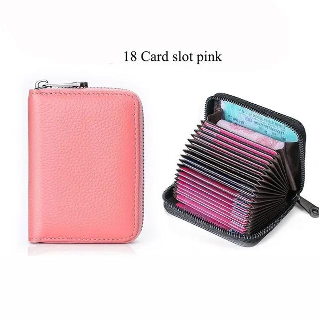  Kimlik kartlari tutucular banka kredi otobüs kartlari kapak Pu deri kadin erkek bozuk para kesesi cüzdan çanta is fermuar kart tutucu organizatör