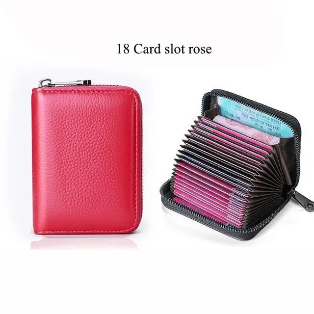  Kimlik kartlari tutucular banka kredi otobüs kartlari kapak Pu deri kadin erkek bozuk para kesesi cüzdan çanta is fermuar kart tutucu organizatör