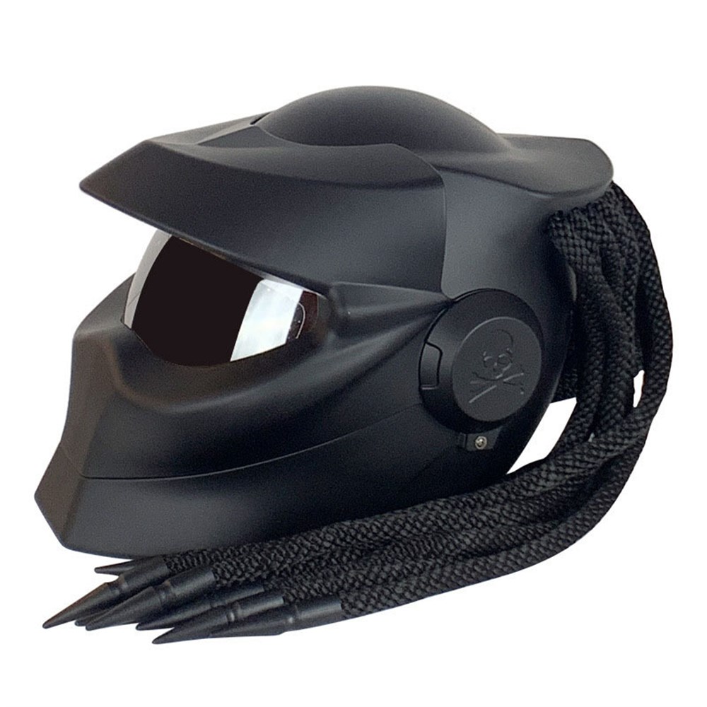  Retro Harley Kask Kırmızı 