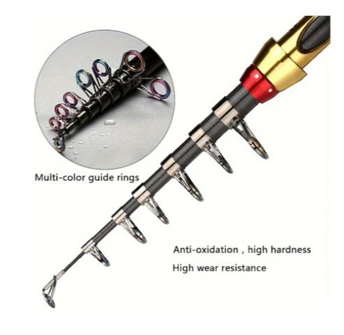 1 Adet Premium %99 Karbon Fiber Teleskopik Olta 3