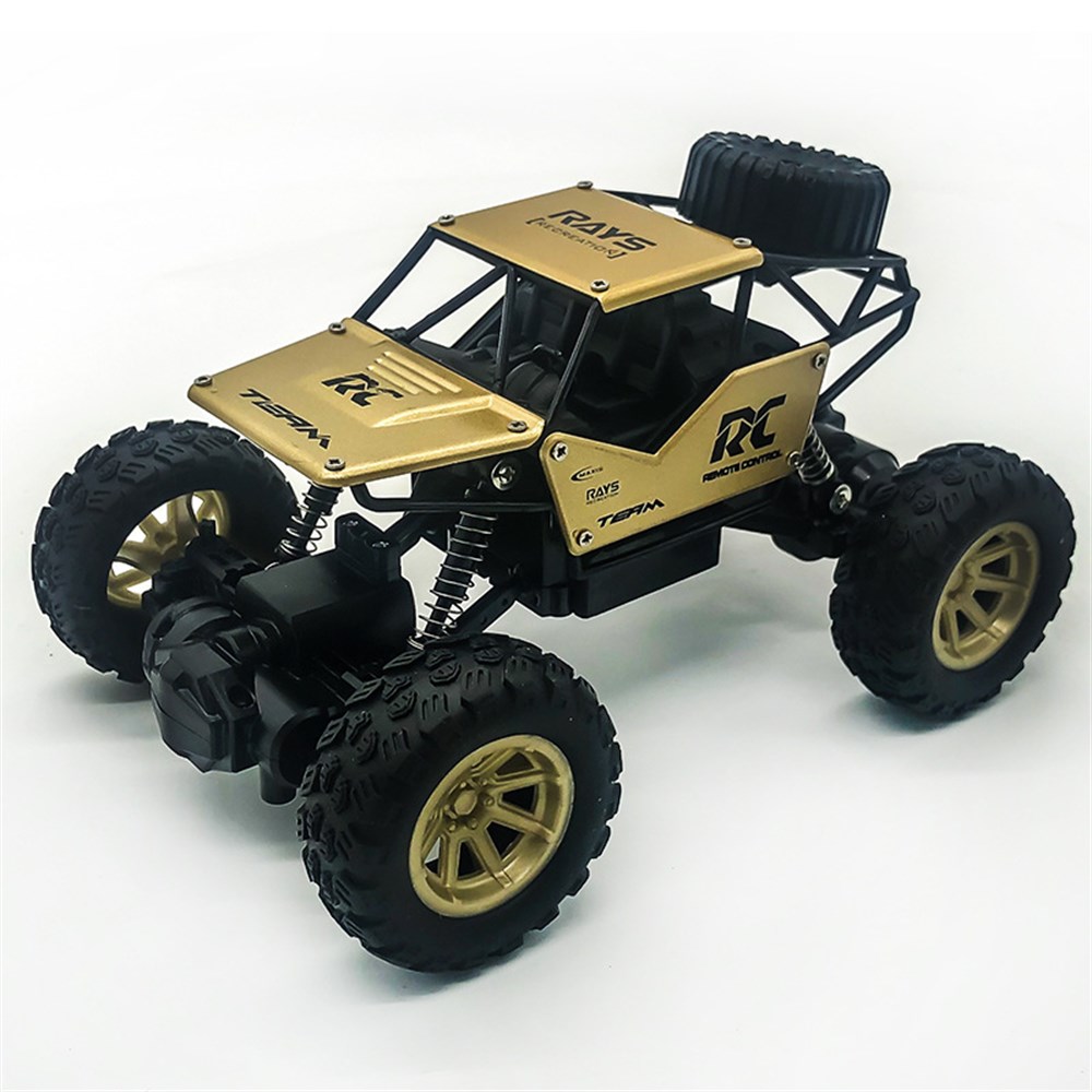 1:12 Büyük Boy Metal Tırmanan 4x4 Arazi Aracı - siyah
