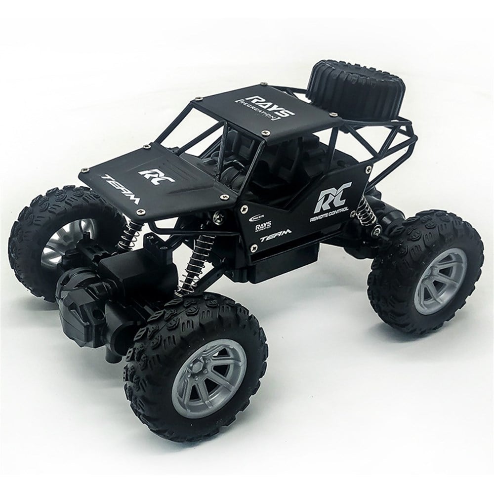 1:12 Büyük Boy Metal Tırmanan 4x4 Arazi Aracı - siyah