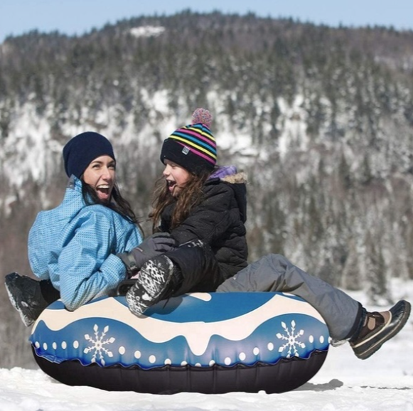 120 Cm Pvc Kalınlaşmış Şişme Kızak Kar Tanesi Outdoor Kızak 001