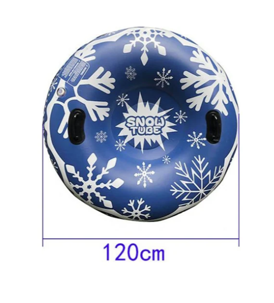 120 Cm Pvc Kalınlaşmış Şişme Kızak Kar Tanesi Outdoor Kızak 001