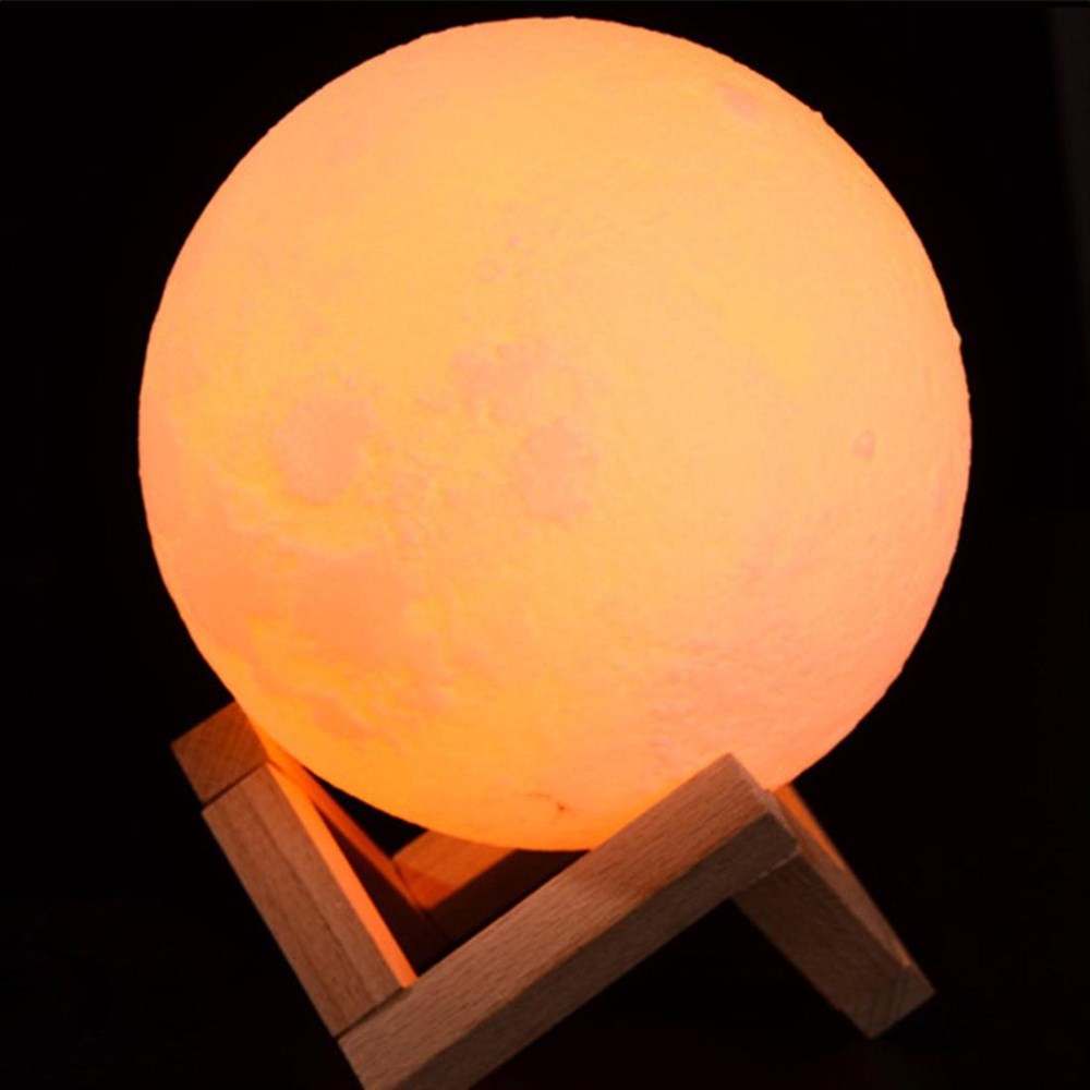 3D Ay Model LED Gece Lambası